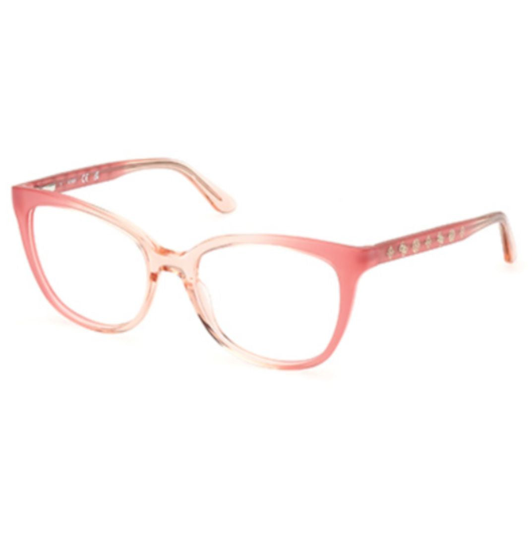 Gu50114 53074 Translucent Gradient Cat-Eye Eyeglasses