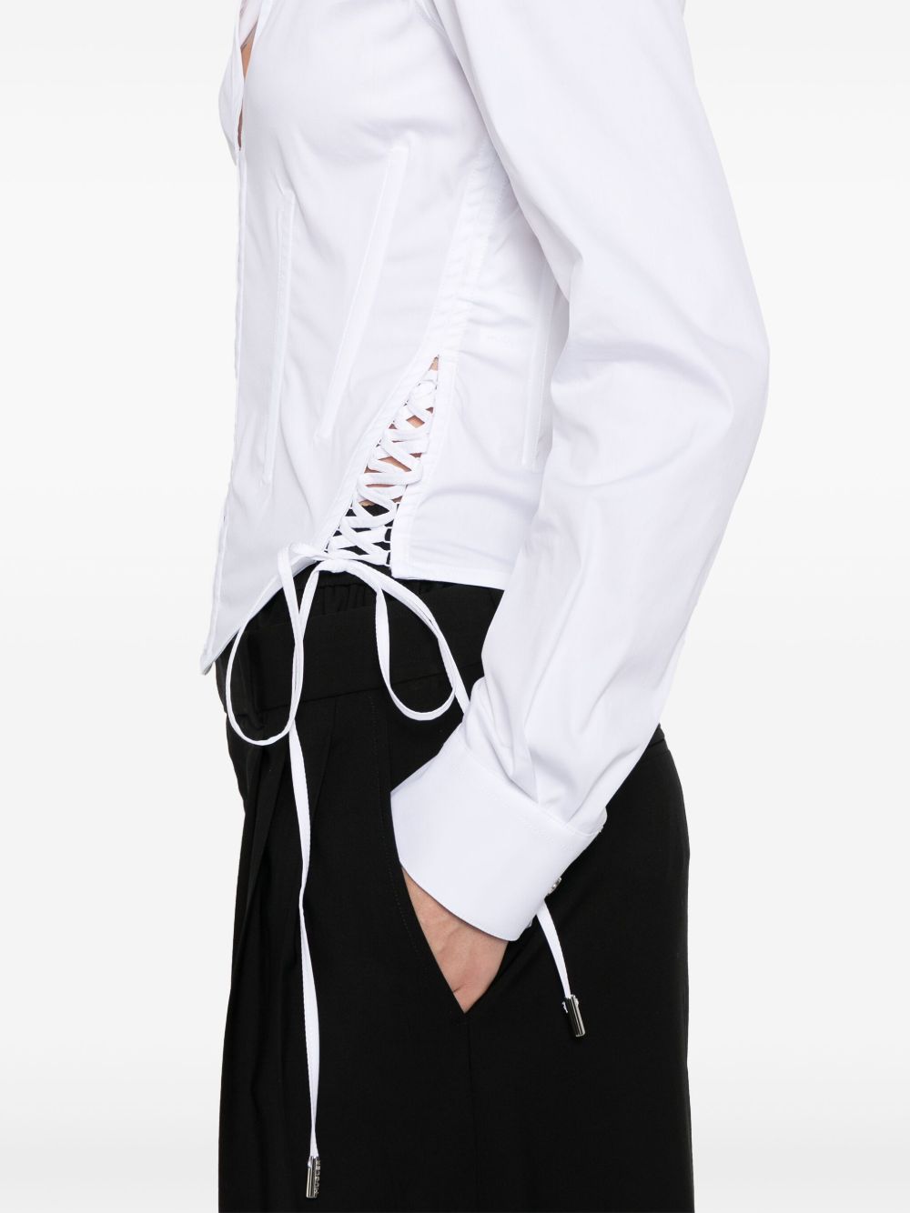 Plunging V-Neck Top