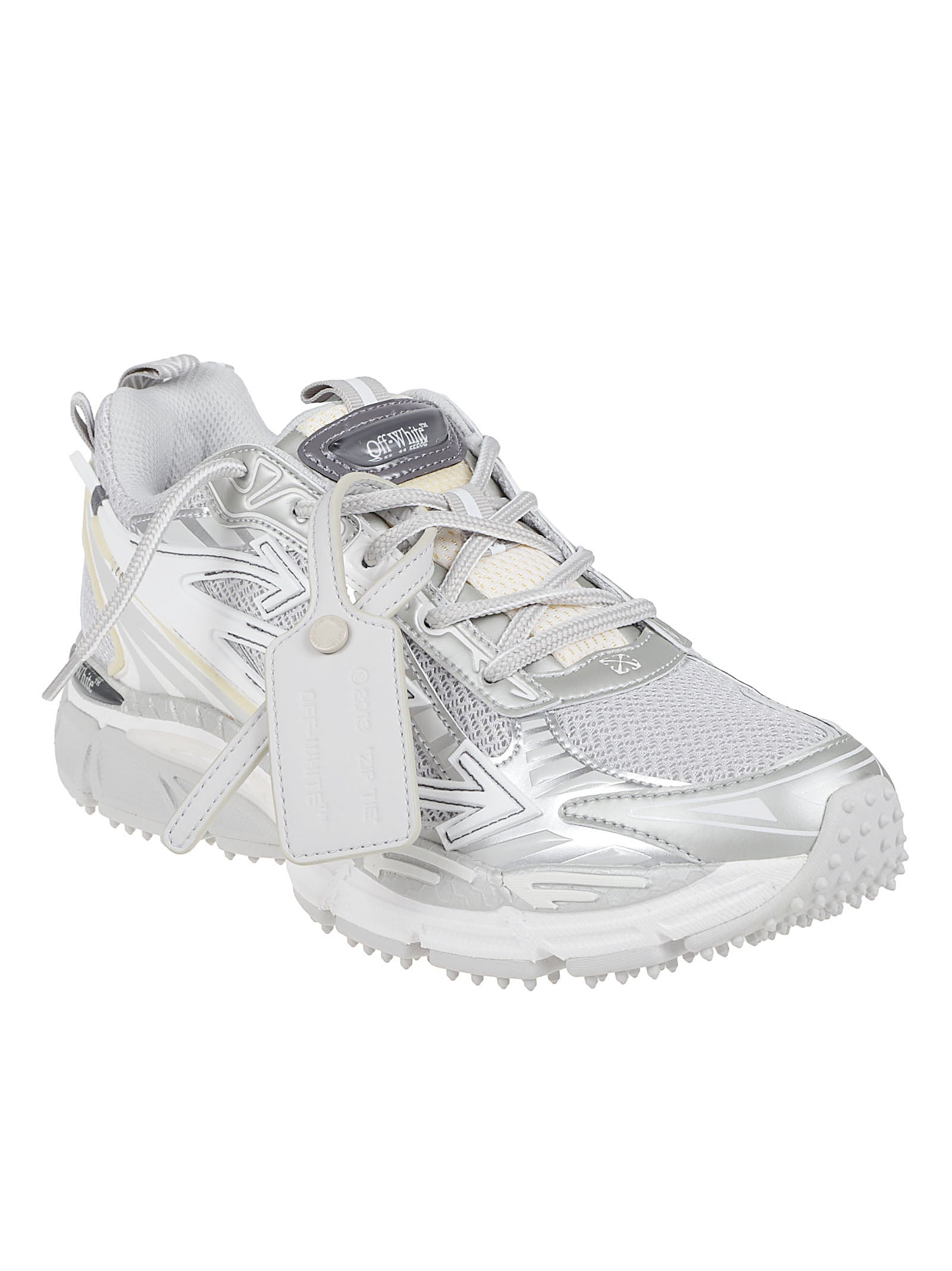 Futuristic Sneakers with Reflective Accents and Chunky Sole