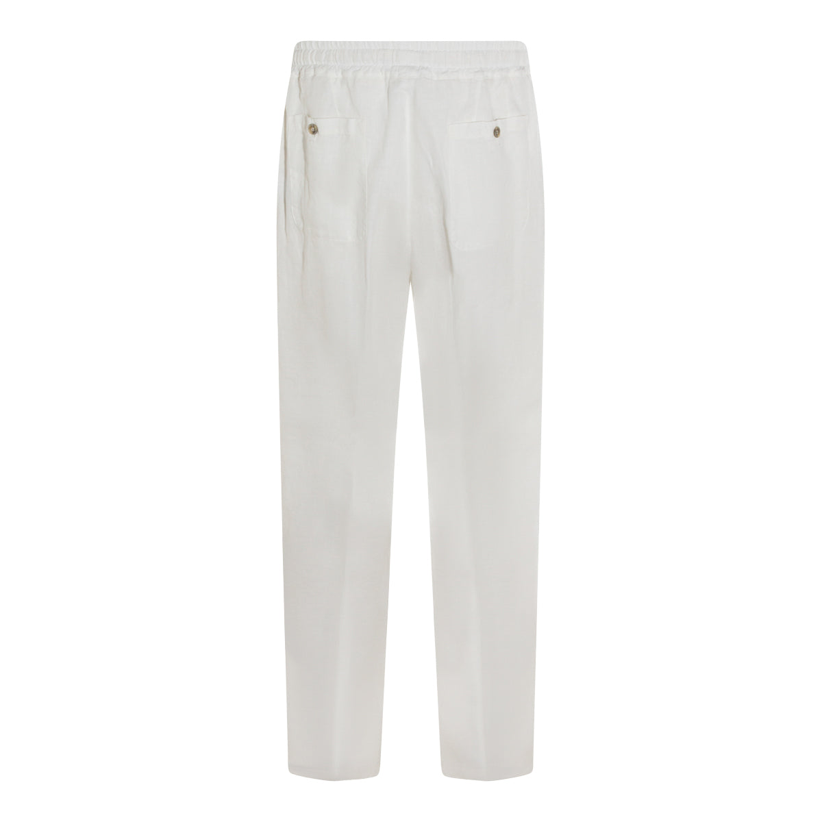 Relaxed Fit Cream Trousers