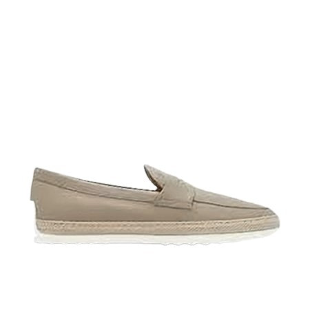 Minimalist Calf Leather Loafers with Rubber Sole