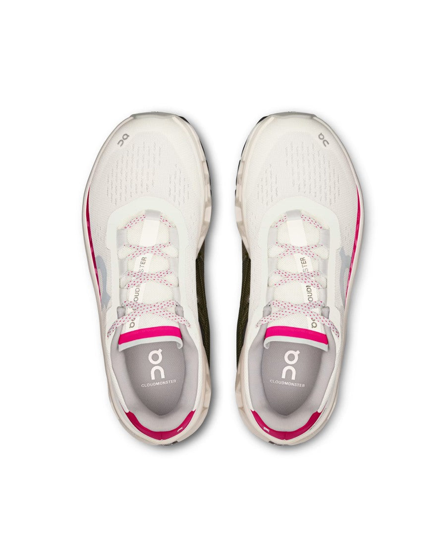 Cloudmonster Sneakers In Ivory With Grenadine Accents