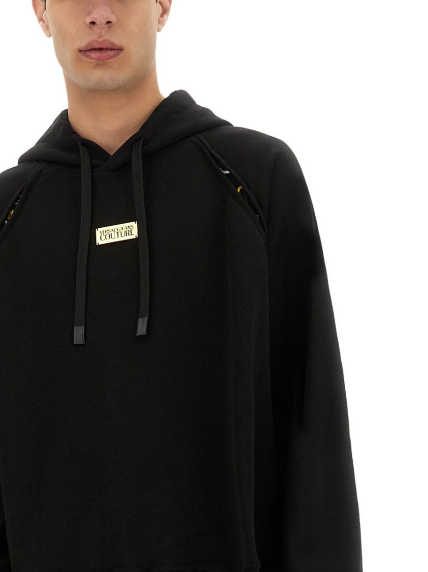 Relaxed Fit Black Hoodie