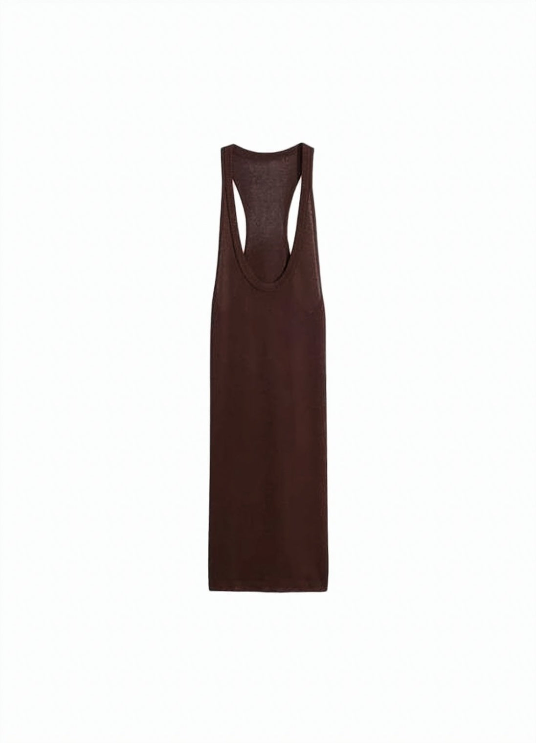 Scoop Neck Sleeveless Top in Smooth Stretch Fabric