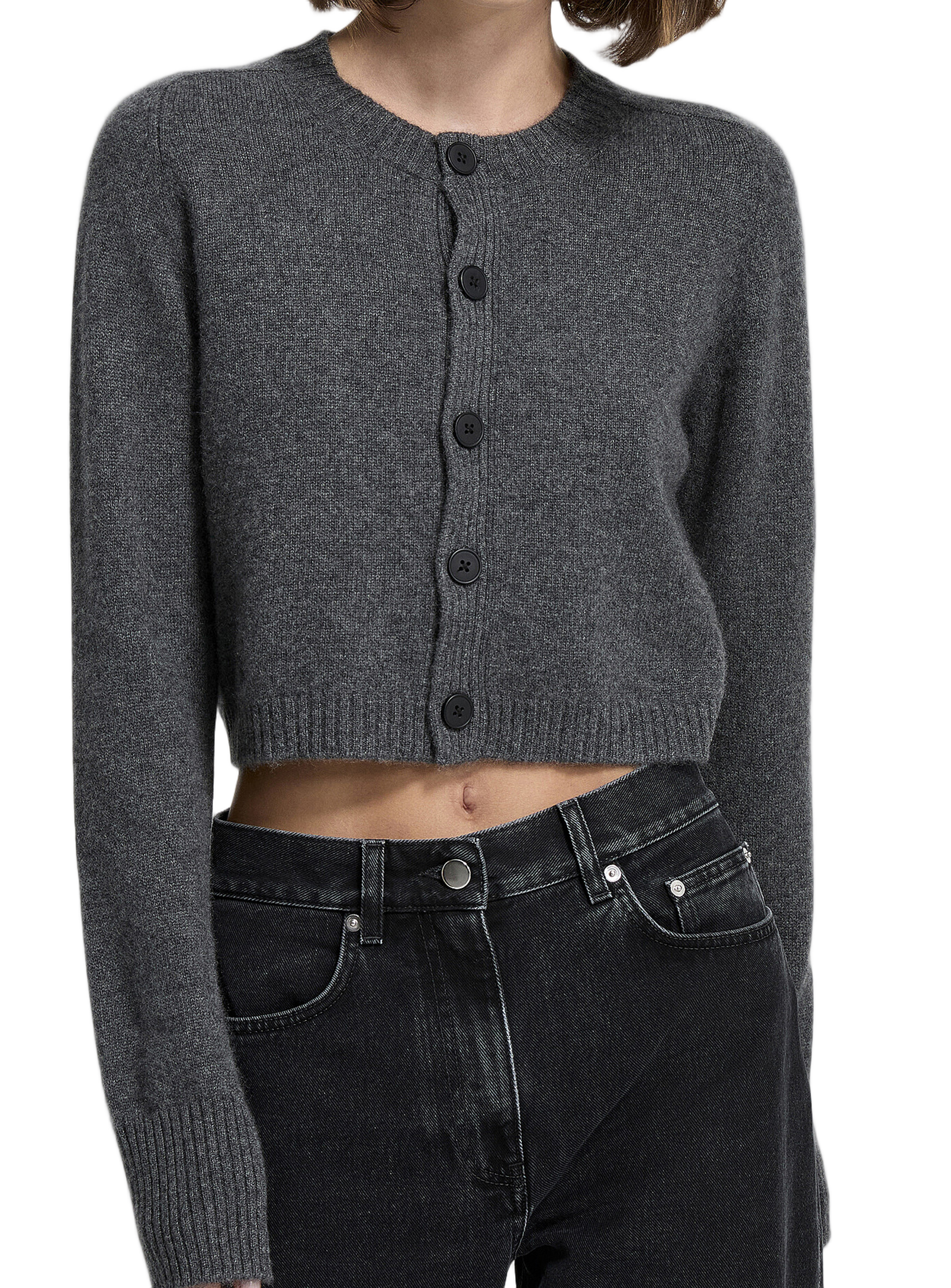 Zephir Lds Cropped Cardigan