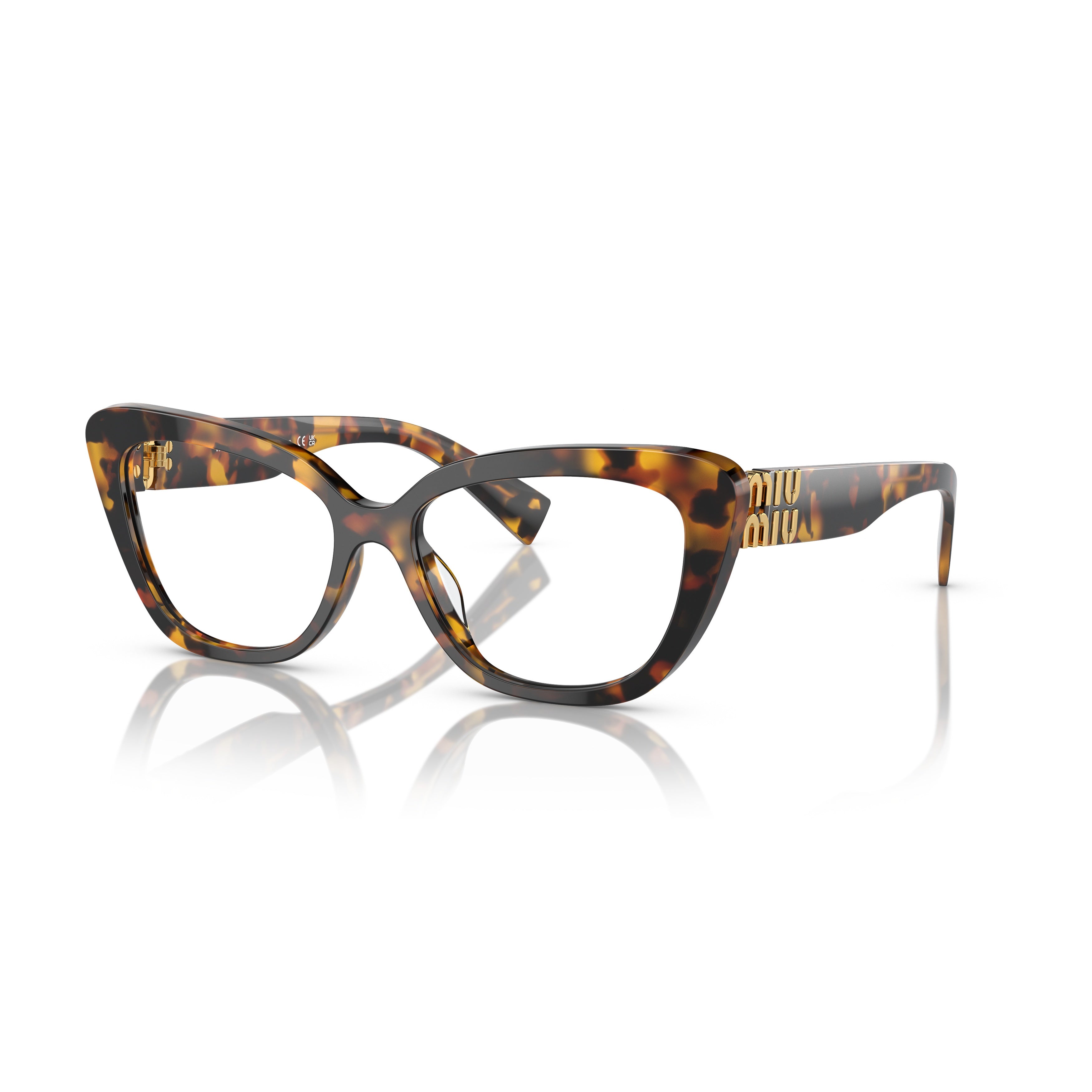 0mu 05vv Bold Cat-Eye Tortoiseshell Sunglasses