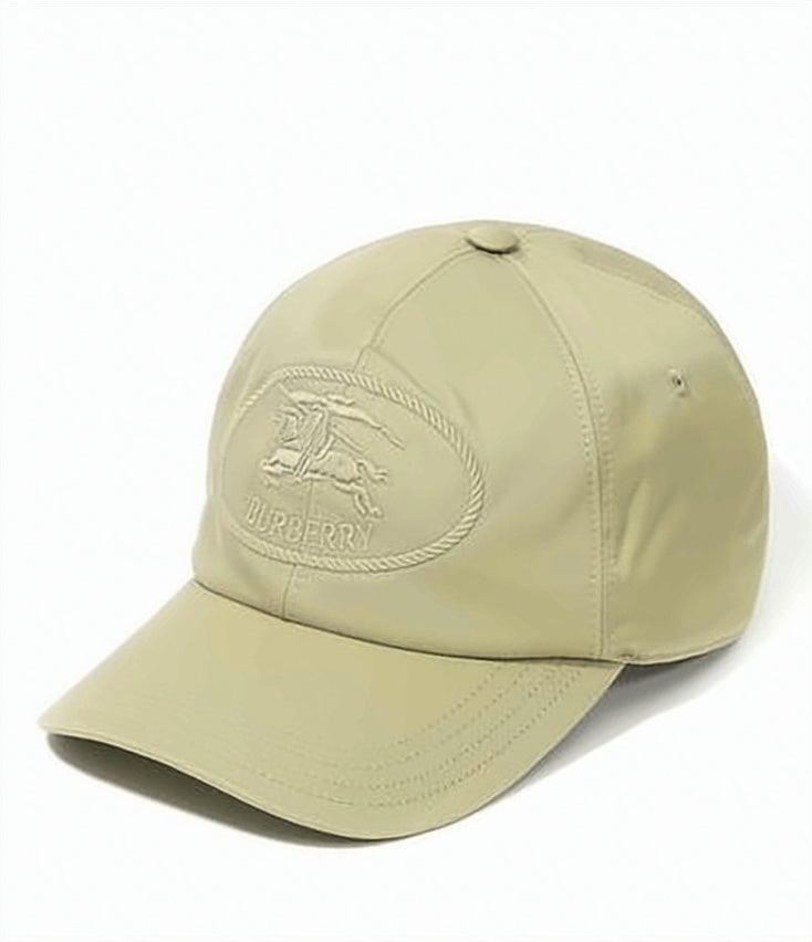 Classic Smooth Cotton Beige Baseball Cap