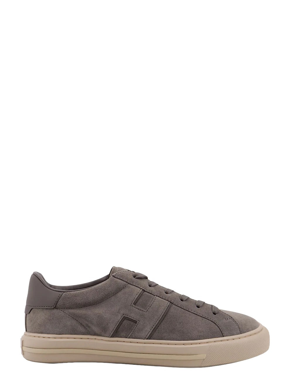 Low-Top Lace-Up Shoes In Graphite Mutton