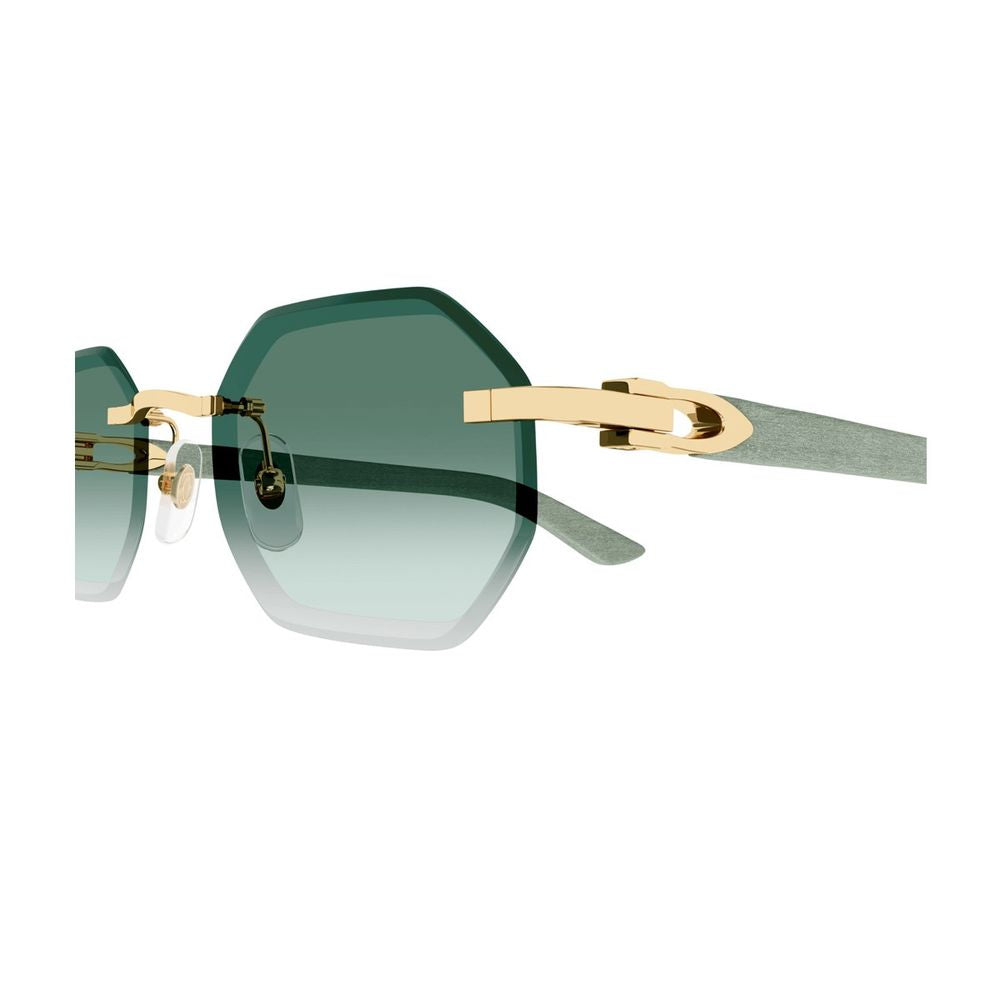 Ct0439S Décor C Allongé De Rimless Geometric Sunglasses