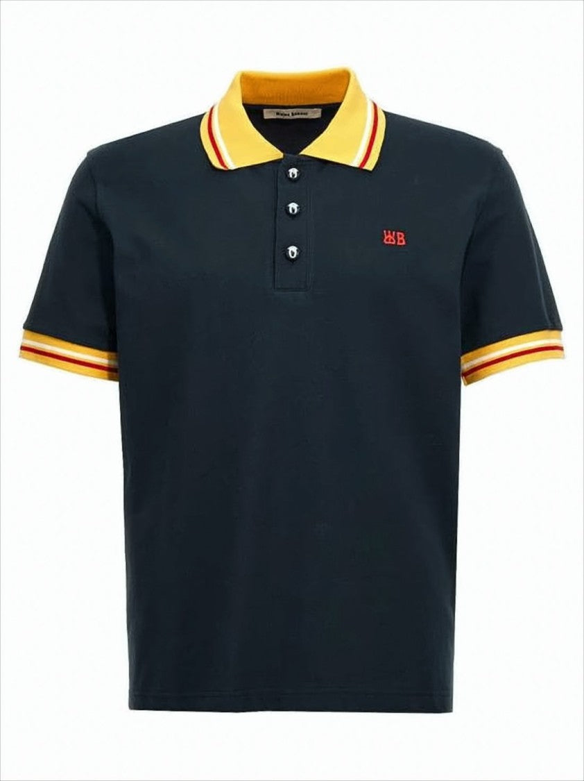 Classic Short-Sleeve Polo Shirt With Contrasting Collar