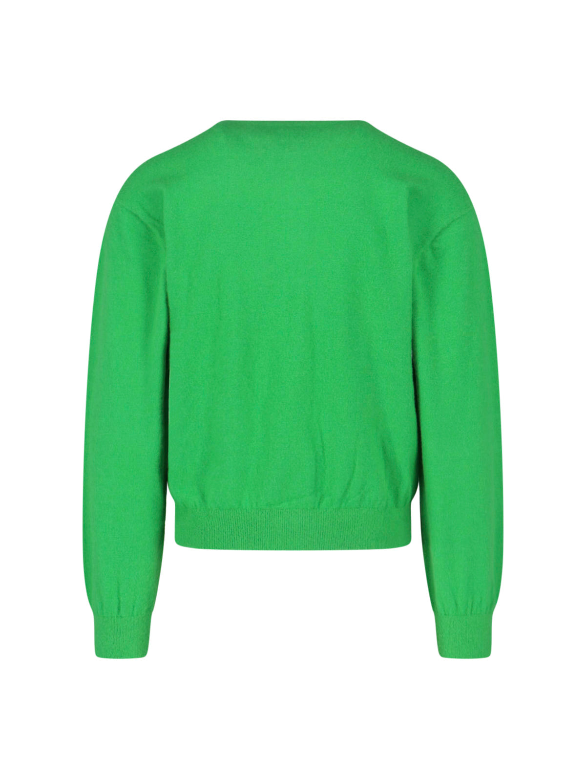 Cashmere Blend Cardigan With Round Neckline And Button Closure
