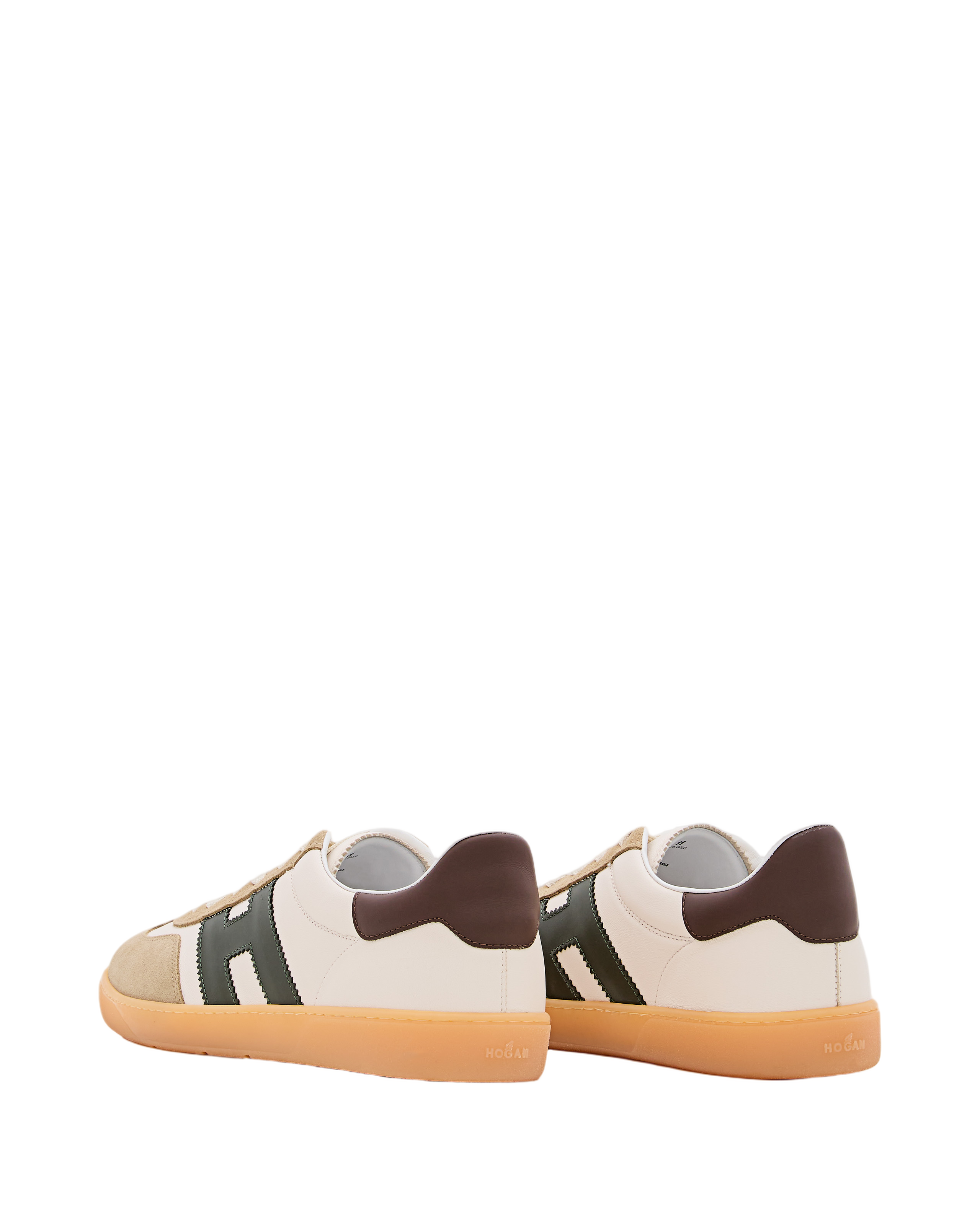 Lace-Up Sneakers With Suede