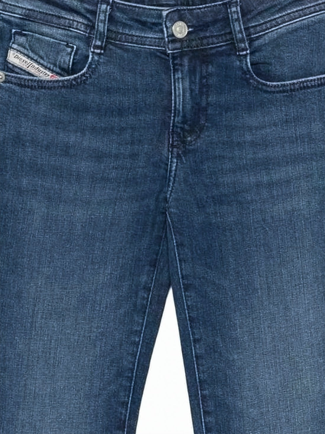 Classic Bootcut Jeans with Subtle Fading