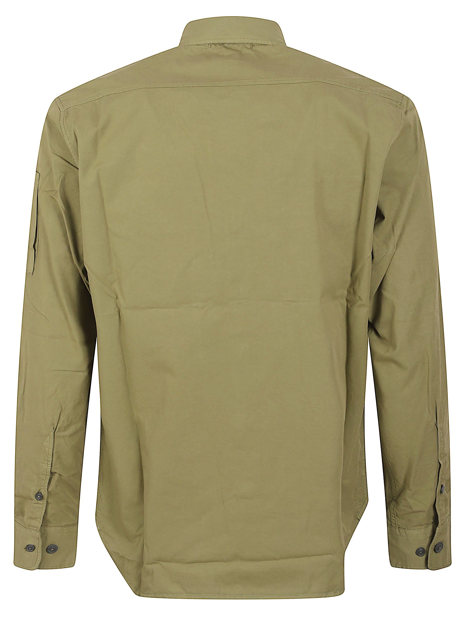 Structured Utility Shirt with Classic Collar