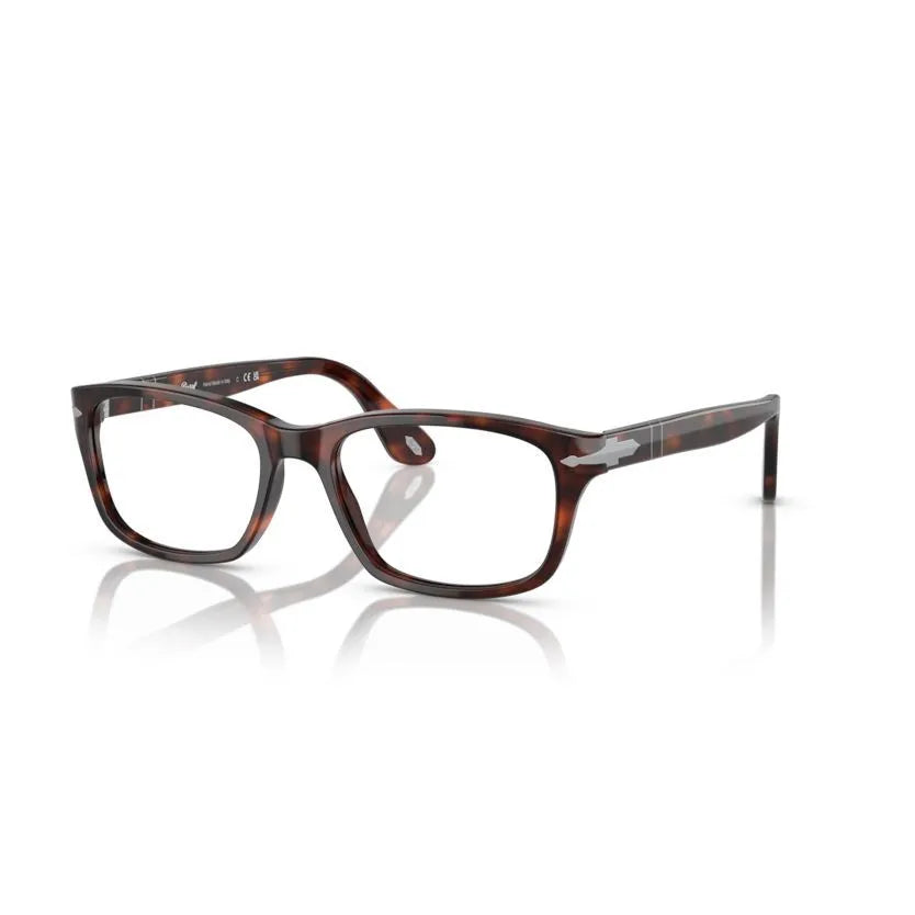 3012v Vista Rectangular Tortoiseshell Acetate Eyeglasses with Arrow Detail
