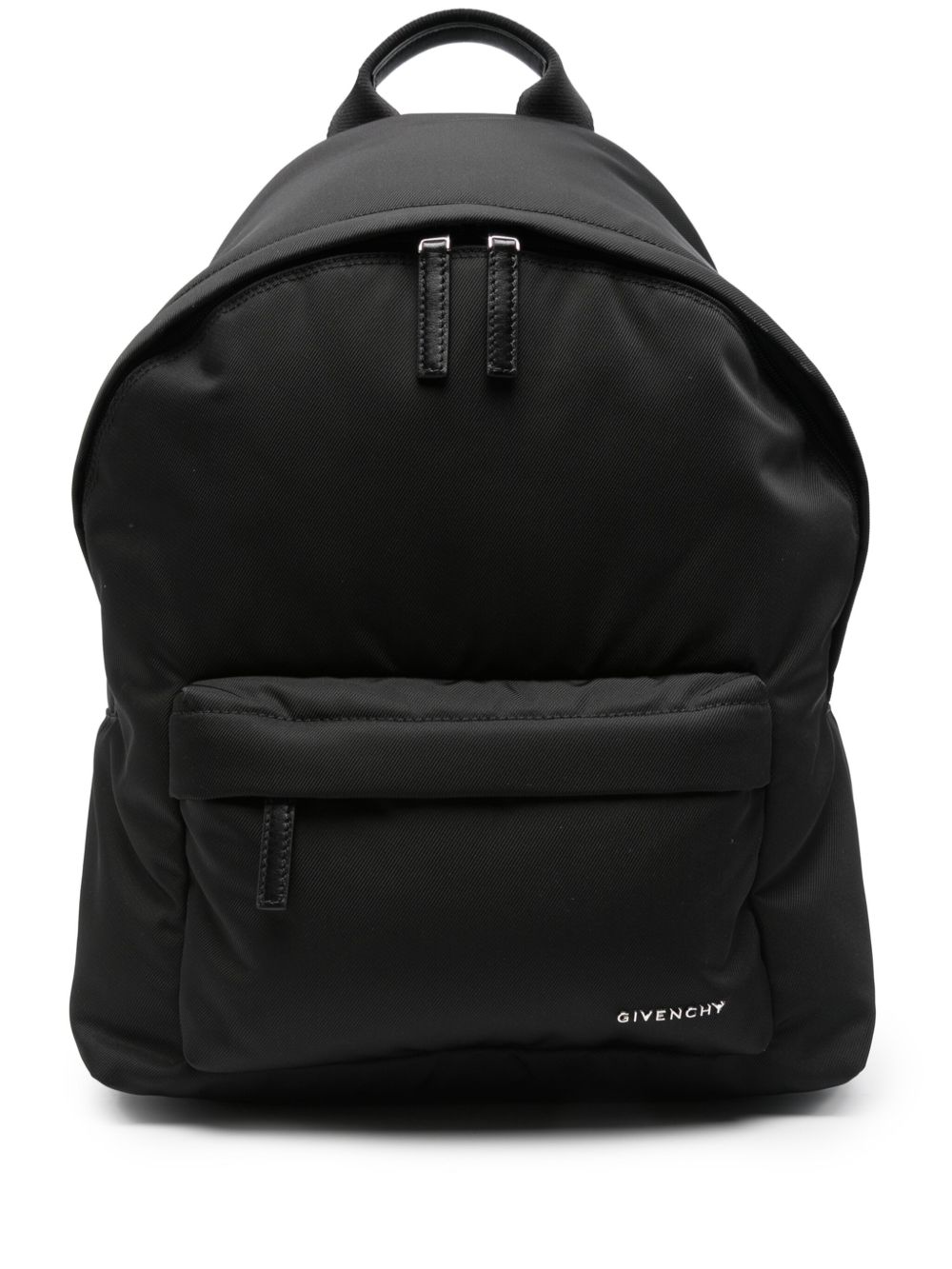 Black Polyamide Bag With Adjustable Strap