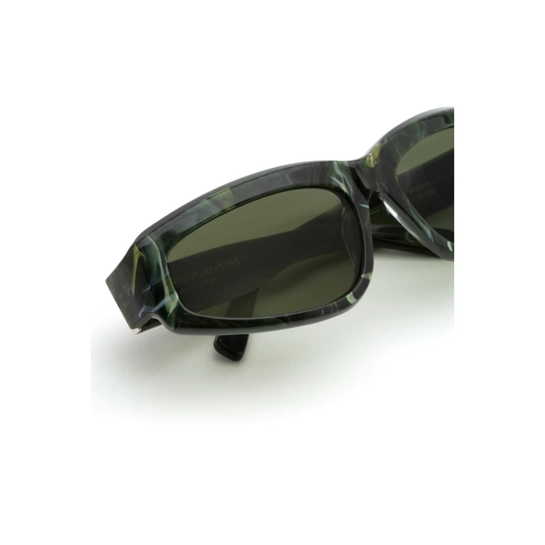Motore Tartaruga Rectangular Tortoiseshell Acetate Sunglasses