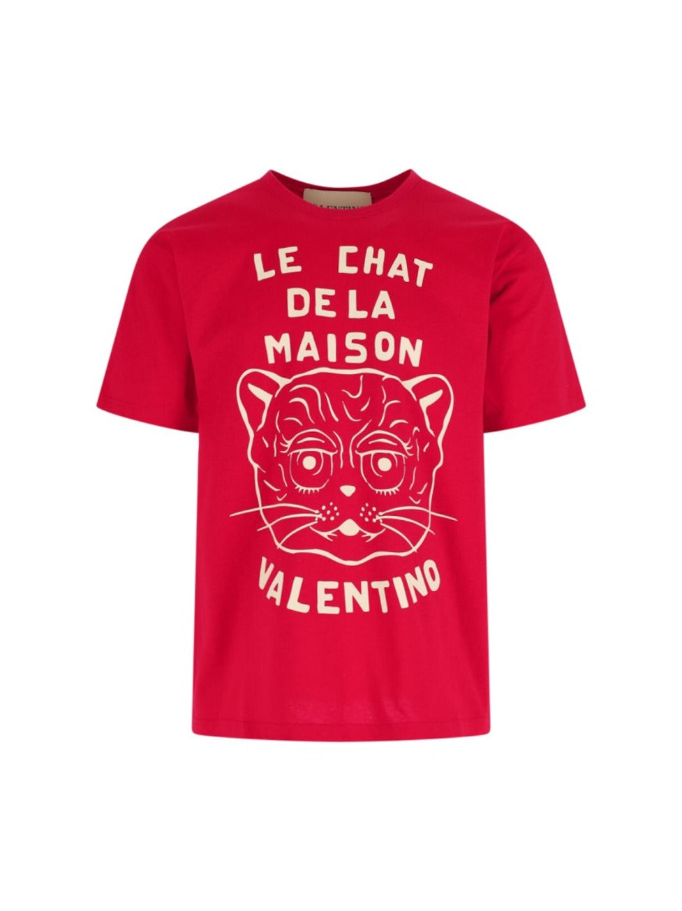 "Le Chat De La Maison" T-Shirt – Red
