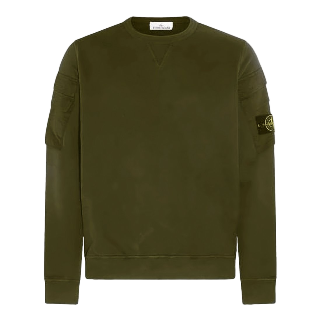 Long-Sleeve Sweatshirt with Distinctive Emblem Patch