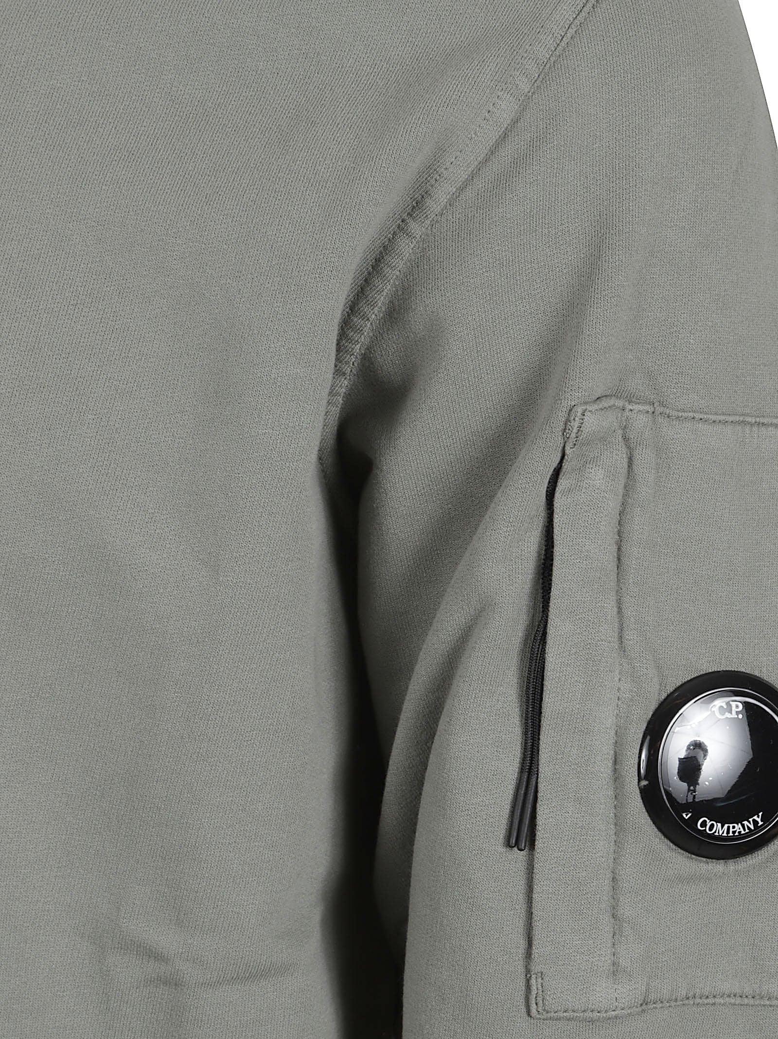 Minimalist Grey Sweater with Zippered Pocket