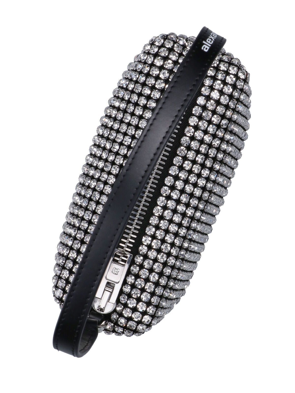 Black Medium Heiress Crystal Shoulder Bag