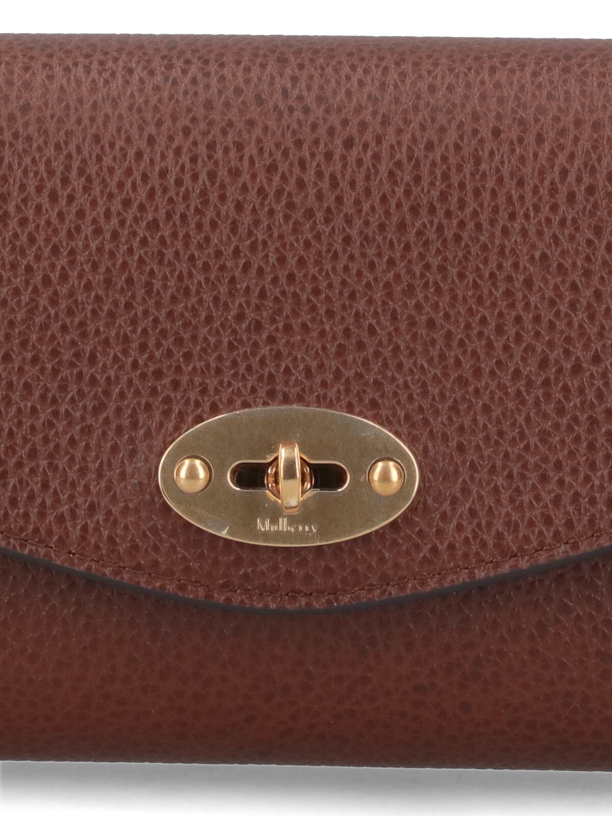 Darley Medium Wallet In Brown Pebbled Leather