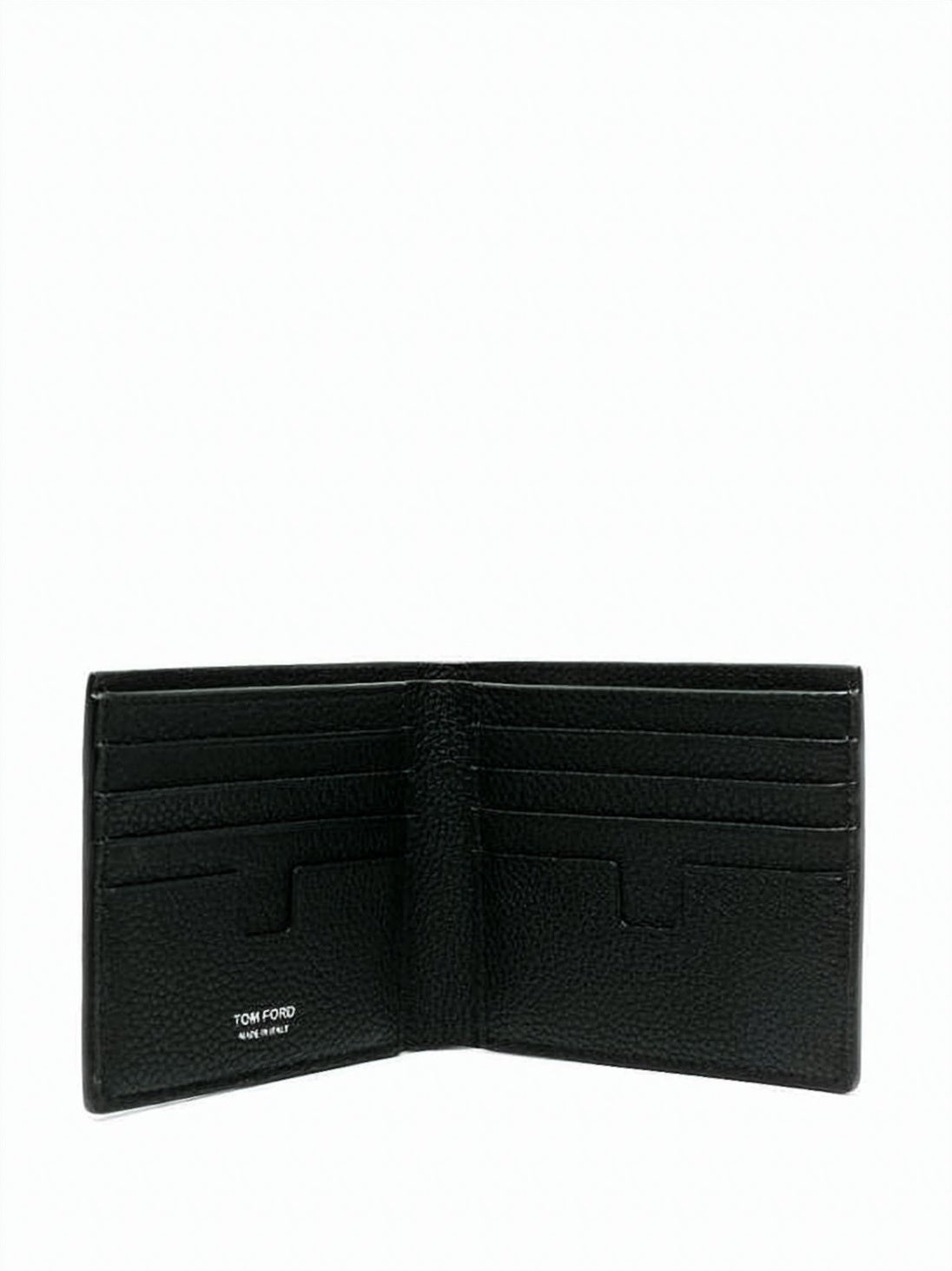 Textured Calf Leather Bifold Wallet