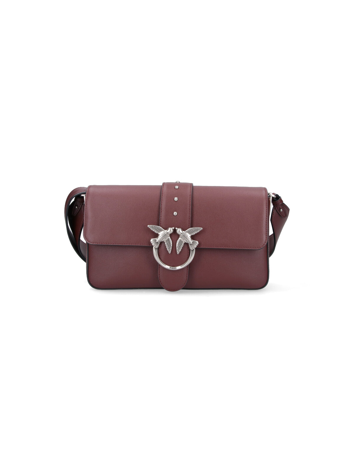 Vibrant Red Handbag With Structured Silhouette And Detachable Strap
