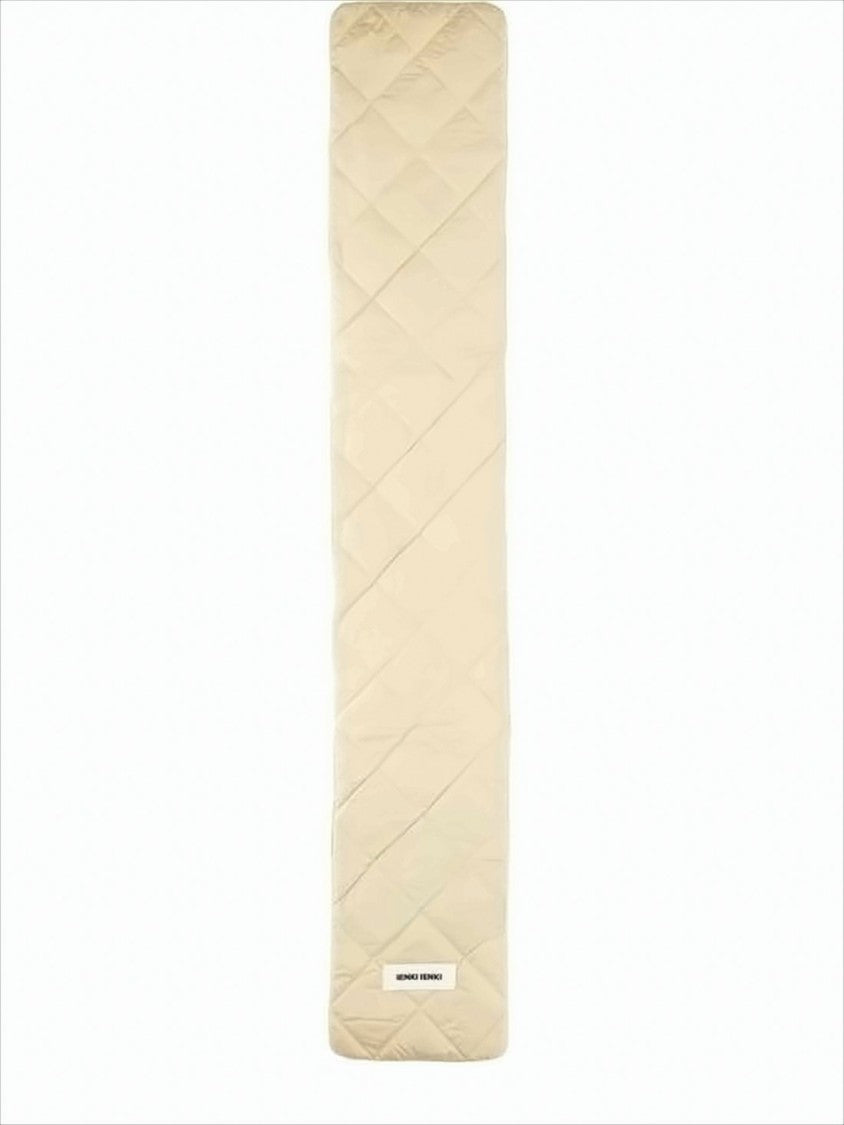 Quilted Padded Scarf With Diamond Stitching