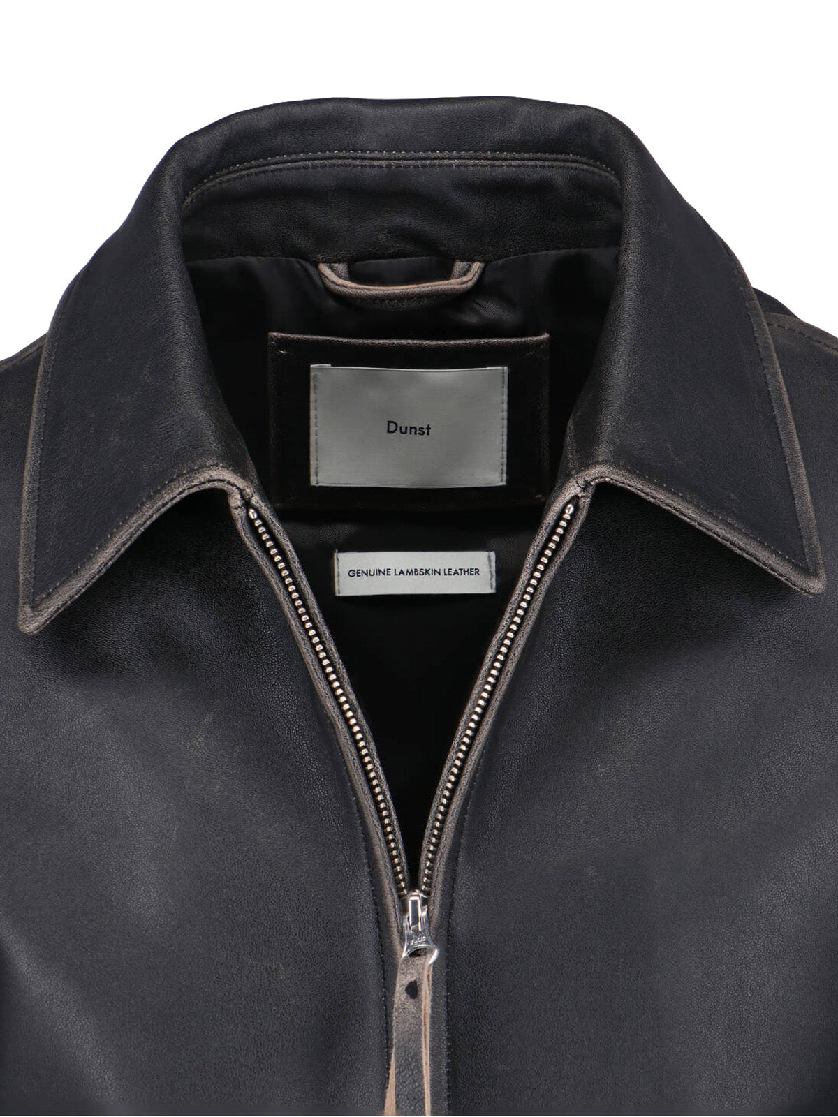Black Lambskin Bomber Jacket