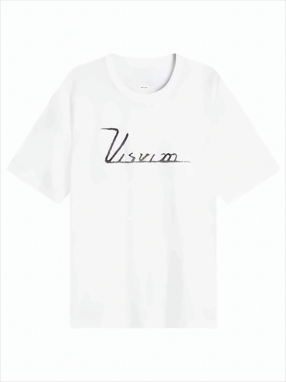 T-shirt z krótkim rękawem z nadrukiem logo wykonanym pismem odręcznym
