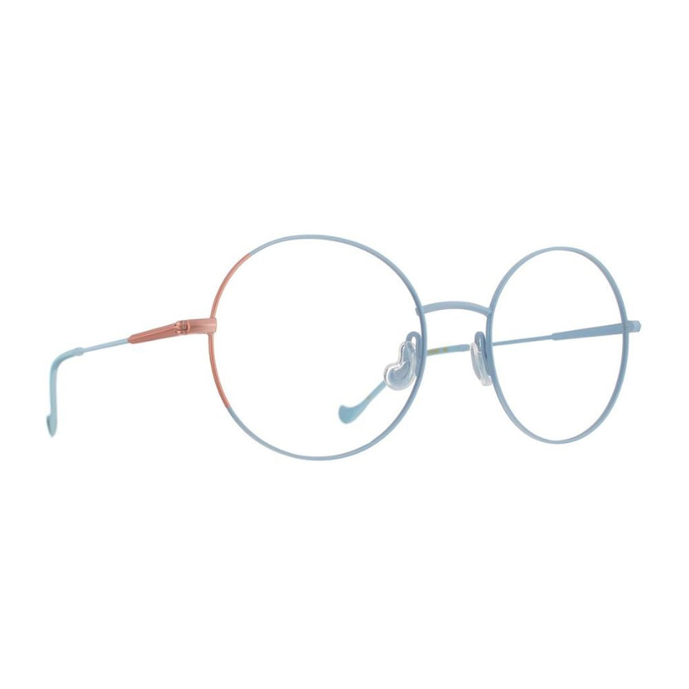 Venusia Turquoise Optical Frame with Peach-Pink Accents