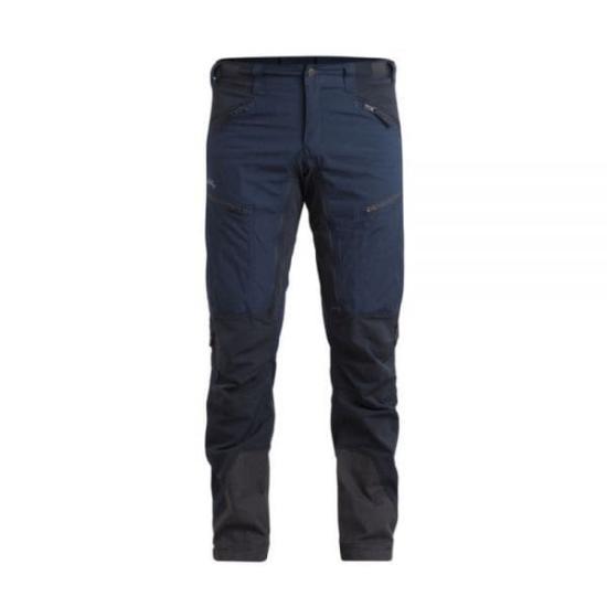 Two-Tone Structured Straight Pants With Zippered Pockets