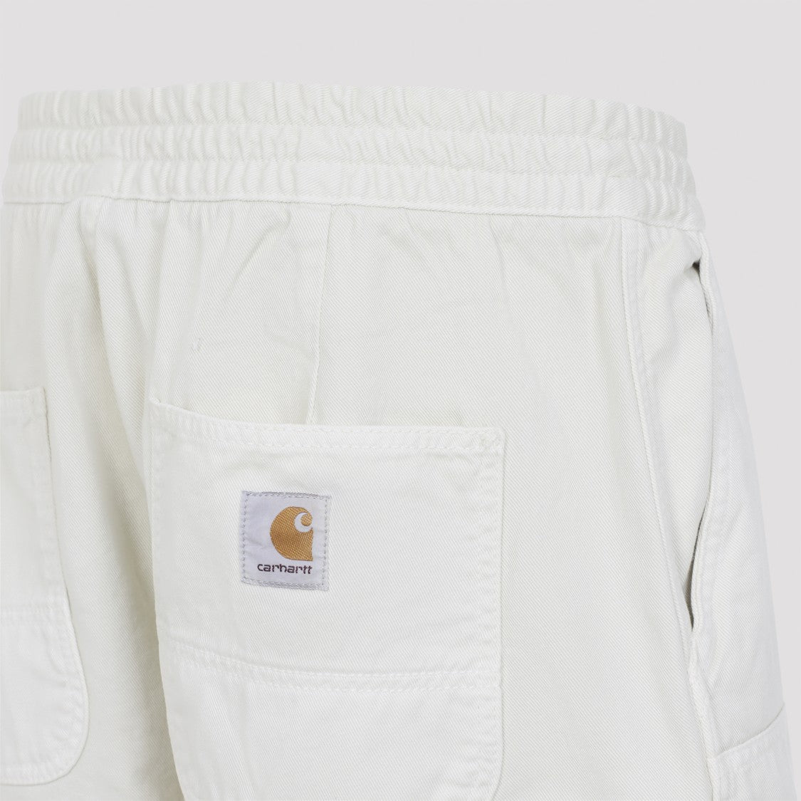 Relaxed Fit Casual Pants With Elastic Waistband And Large Pockets