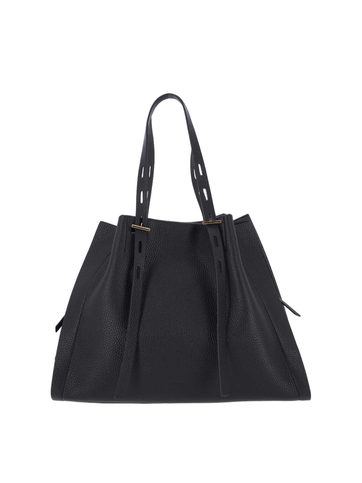 Structured Black Minimalist Bag