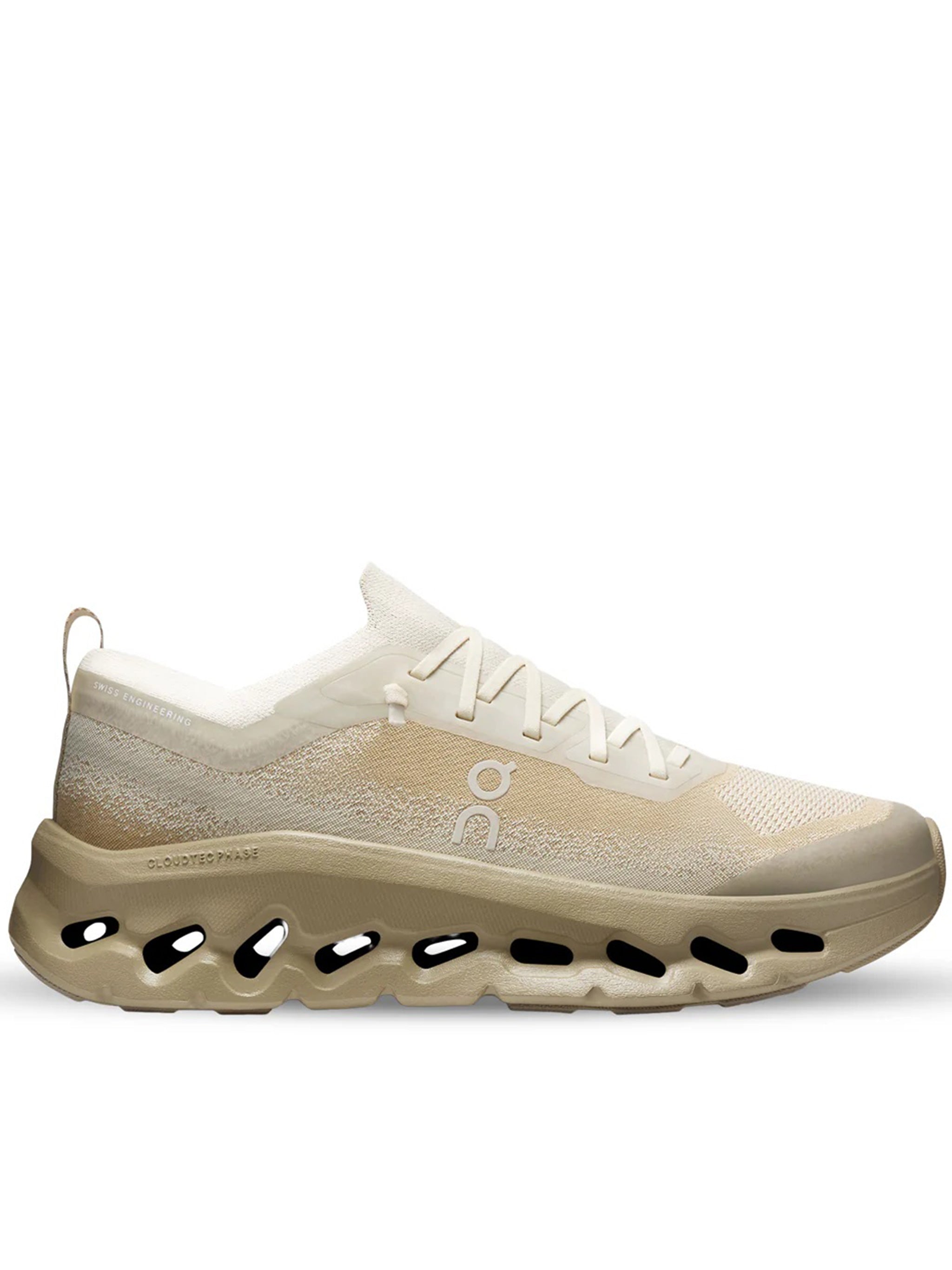 Beige Cloudtilt Mo Breathable Mesh Running Sneakers