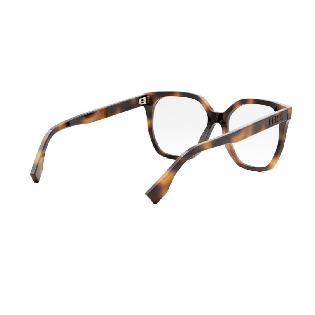 Fe50087i Oversized Tortoiseshell Square Frame Sunglasses