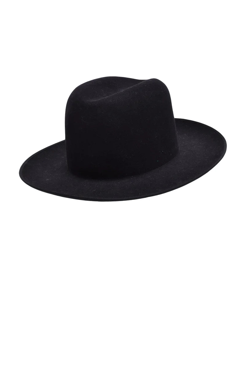 Rabbit Fur Hat - Black