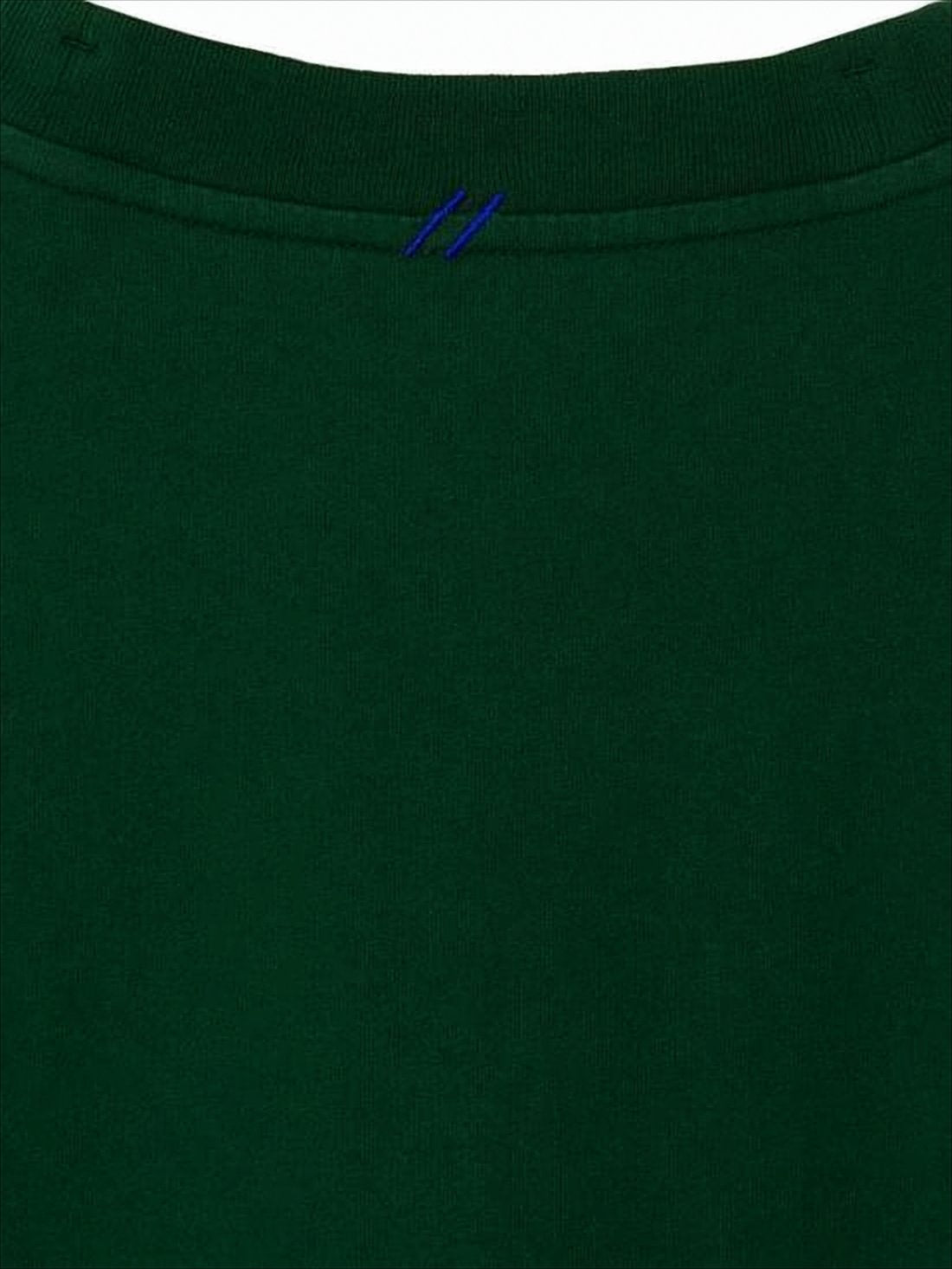 Boxy-Fit Deep Green Cotton T-Shirt