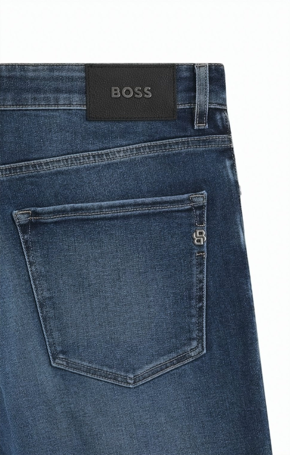 Blue Maine Tapered Denim Jeans