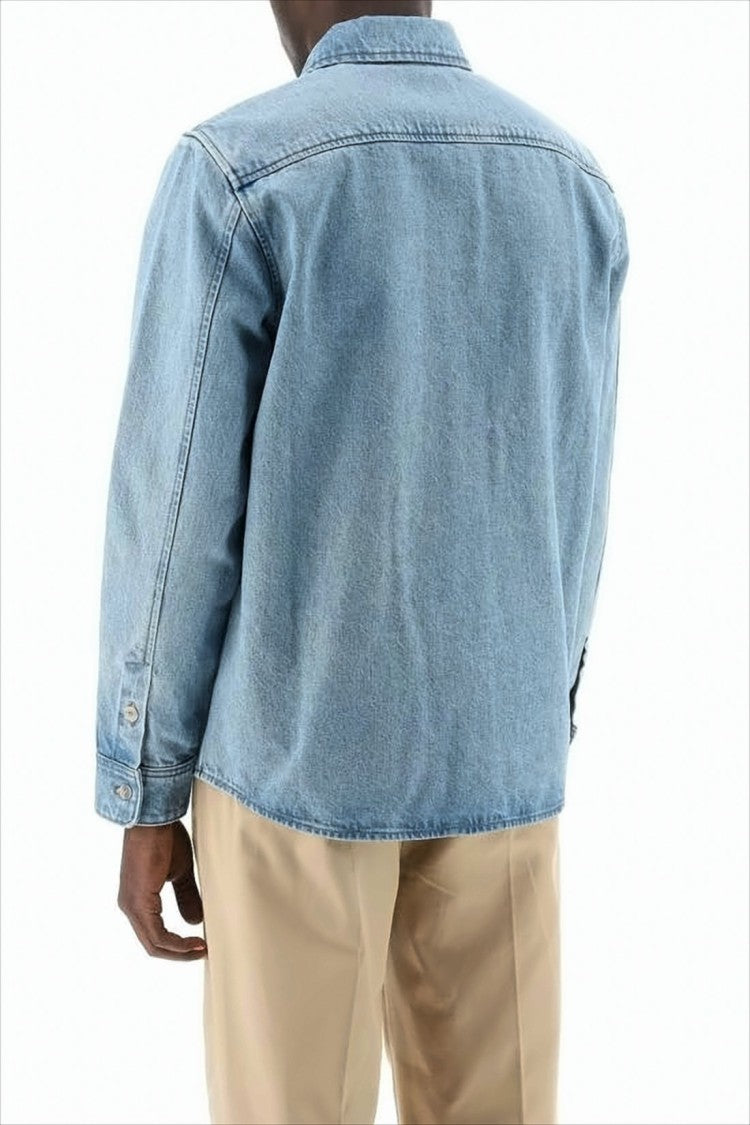 Light Blue Wash Denim Shirt