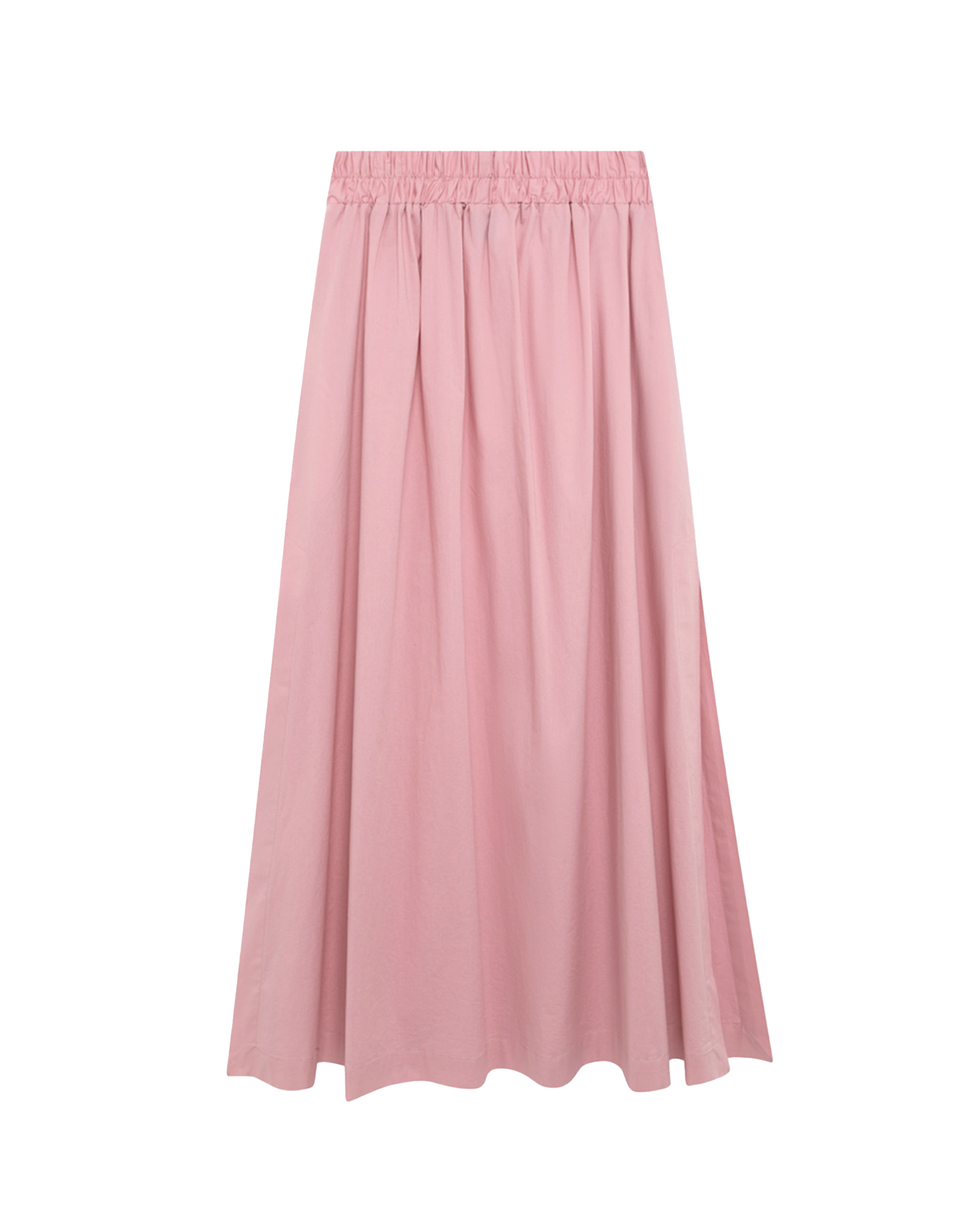 Pink Poplin Skirt