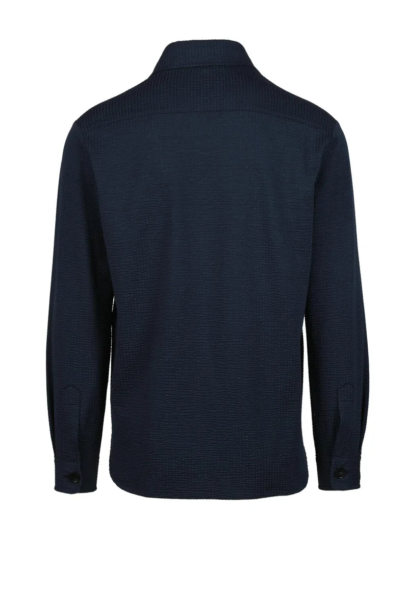 Cotton/Polyester Shirt - Midnight Blue