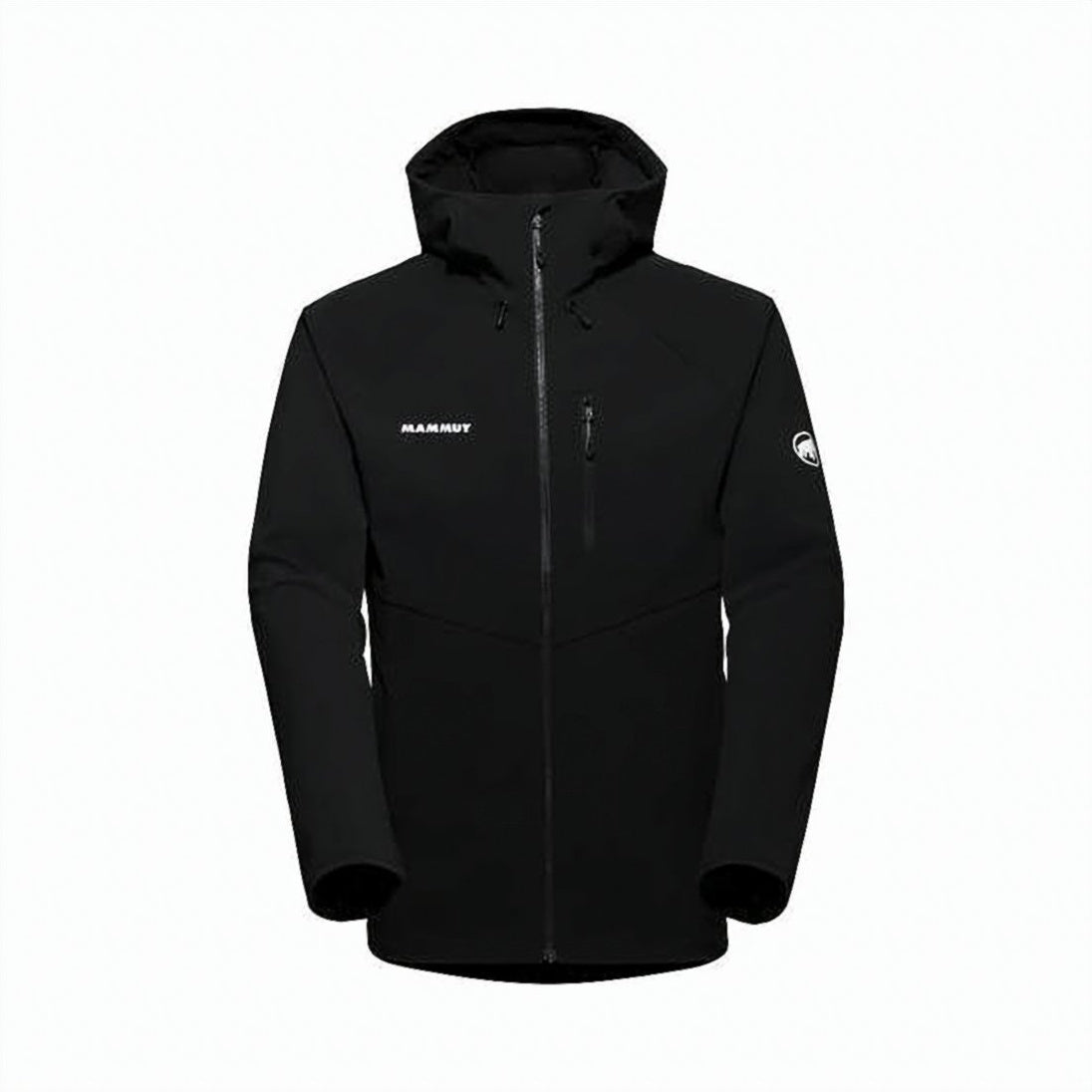 Fitted Black Jacket with Hood
