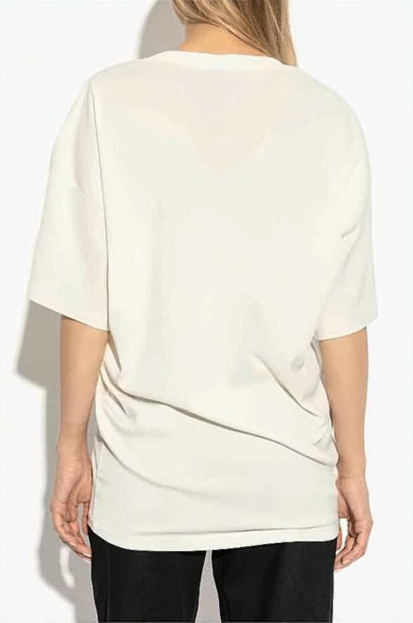 Relaxed Fit Short-Sleeved Cotton T-Shirt