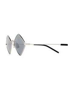Diamond-Shaped Lens Metal Frame Sunglasses