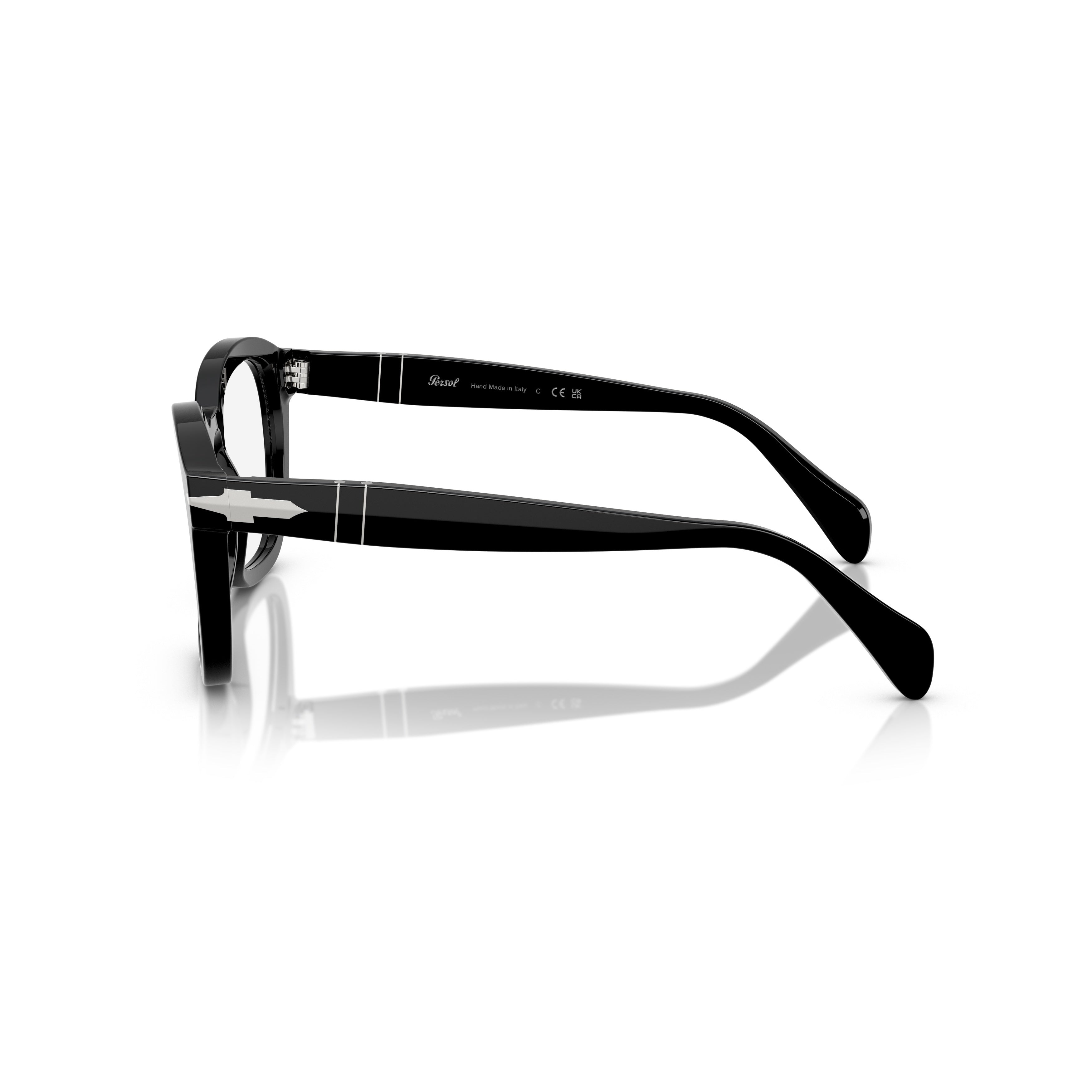 0po0082v Square Frame Eyeglasses with Keyhole Bridge