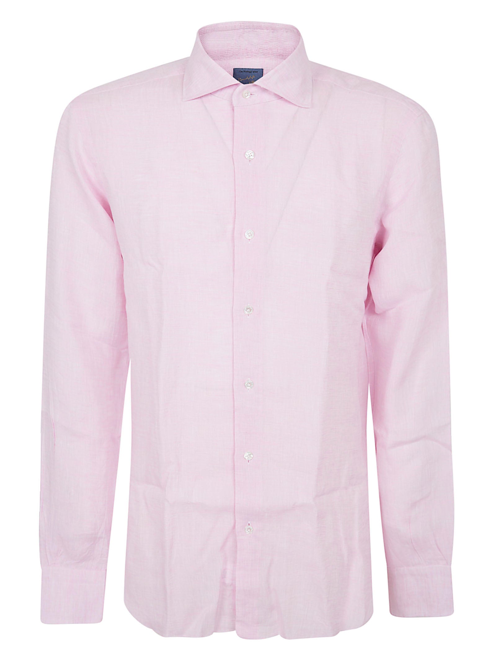 Linen Shirt in Soft Light Pink