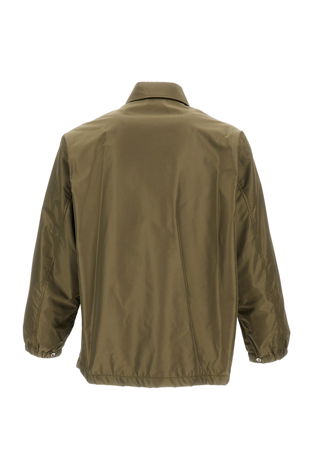 Oversized Outdoor Jacket With Snap Closure