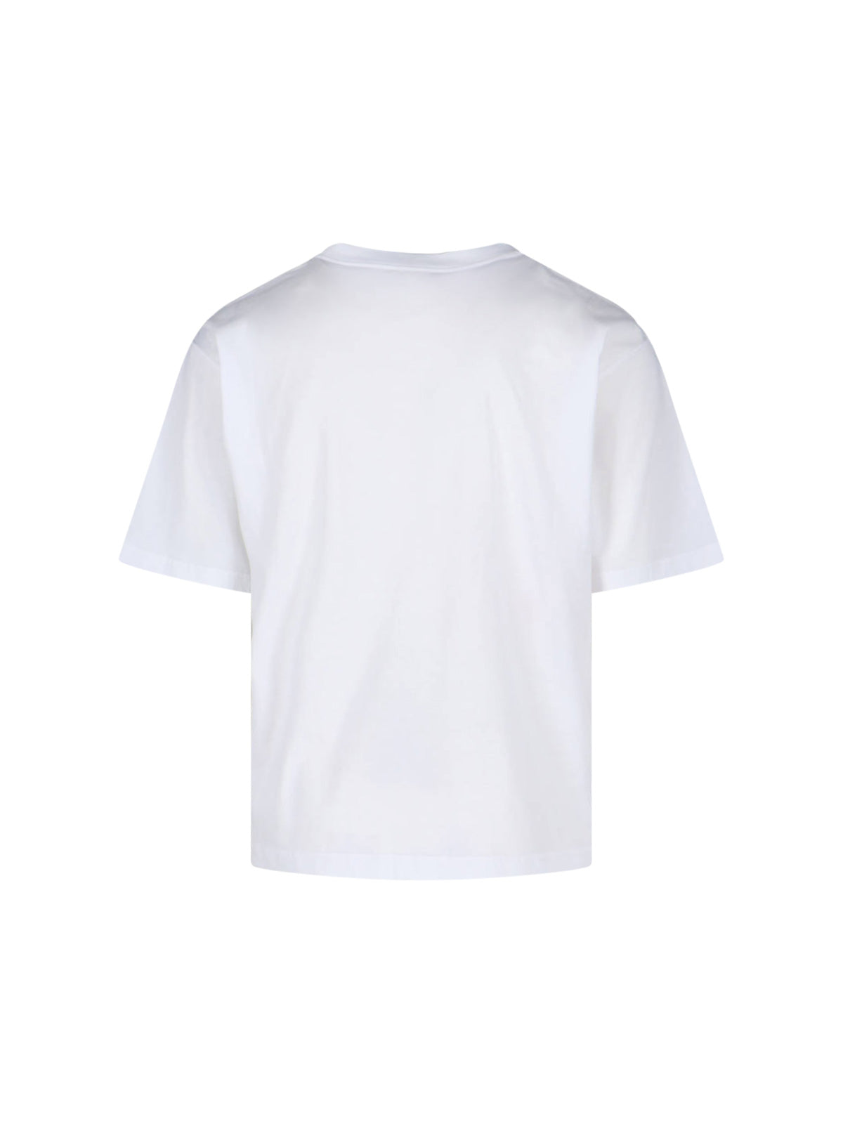 "Animal Alphabet" Logo T-Shirt In White Cotton